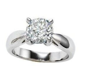 Anillo Compromiso Oro Blanco